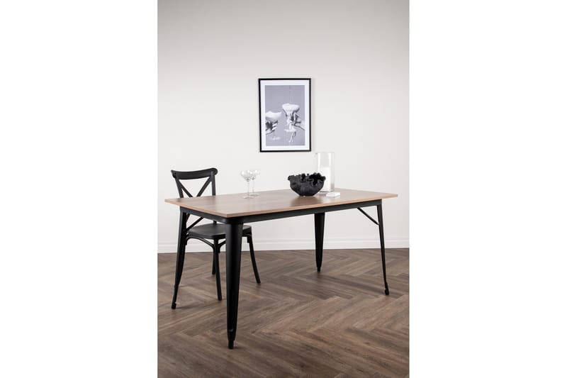 Ruokapöytä Venture Home Tempe-ruokapöytä 140 cm Walnut - Huonekalut - Pöytä & ruokailuryhmä - Ruokapöydät & keittiön pöydät