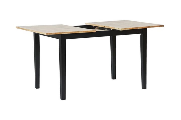 Ruokapöytä Wasola 150 cm Taitettava - Musta/vaaleanruskea - Ruokapöydät & keittiön pöydät - Kokoontaitettavat pöydät