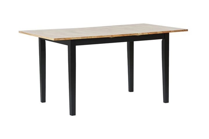Ruokapöytä Wasola 150 cm Taitettava - Musta/vaaleanruskea - Ruokapöydät & keittiön pöydät - Kokoontaitettavat pöydät