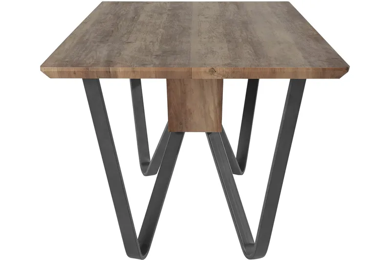 Ruokapöytä Wheatride 180 cm - Luonnonväri/Musta - Huonekalut - Pöytä & ruokailuryhmä - Ruokapöydät & keittiön pöydät