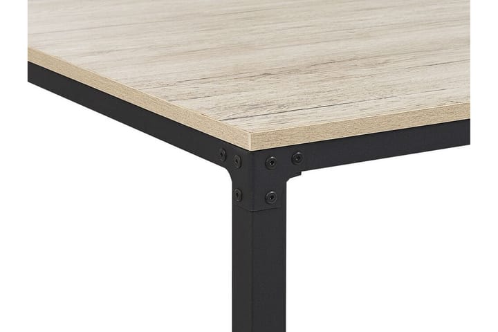 Ruokapöytä Wined 150 cm - Vaalea puu/musta - Ruokapöydät & keittiön pöydät
