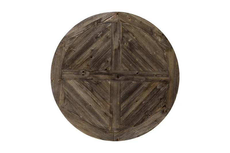 Ruokapöytä Yorkshire 150 cm Pyöreä - Luonnonväri/Valkoinen - Huonekalut - Pöytä & ruokailuryhmä - Ruokapöydät & keittiön pöydät