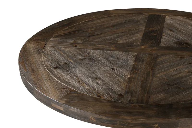 Ruokapöytä Yorkshire 150 cm Pyöreä - Ruskea - Huonekalut - Pöytä & ruokailuryhmä - Ruokapöydät & keittiön pöydät