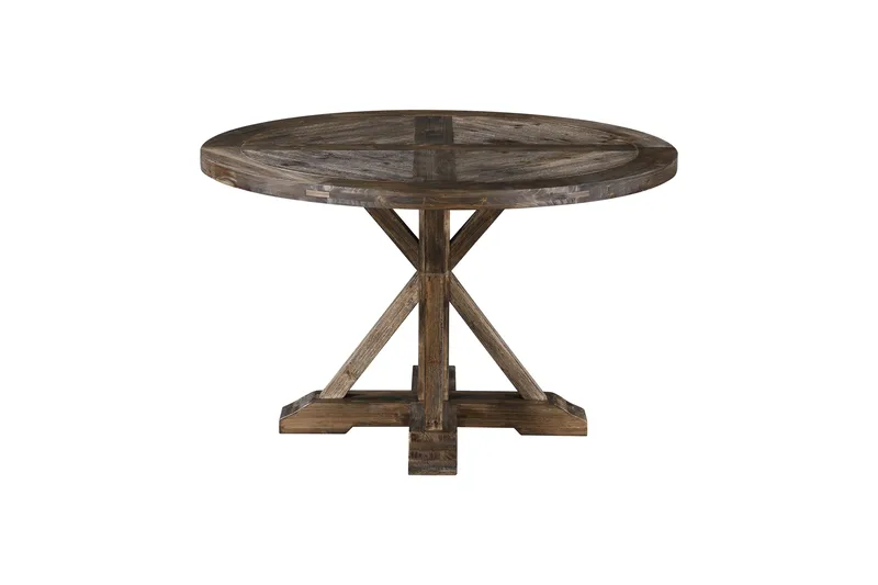 Ruokapöytä Yorkshire 150 cm Pyöreä - Ruskea - Huonekalut - Pöytä & ruokailuryhmä - Ruokapöydät & keittiön pöydät