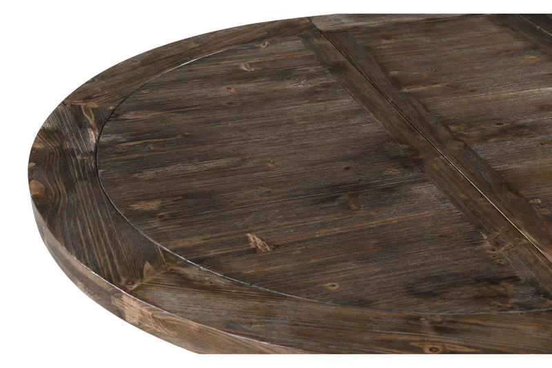 Ruokapöytä Yorkshire 160 cm Jatkettava Soikea - Ruskea - Huonekalut - Pöytä & ruokailuryhmä - Ruokapöydät & keittiön pöydät