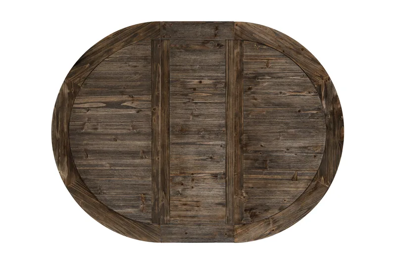 Ruokapöytä Yorkshire 160 cm Jatkettava Soikea - Ruskea - Huonekalut - Pöytä & ruokailuryhmä - Ruokapöydät & keittiön pöydät