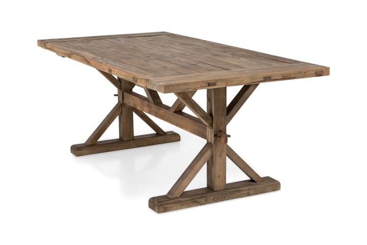 Ruokapöytä Yorkshire 200 cm Jatkettava - Vintage Luonnonväri - Ruokapöydät & keittiön pöydät