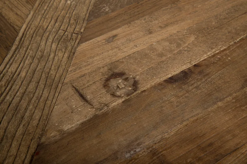 Ruokapöytä Yorkshire Vintage 150 cm Pyöreä - Vintage Luonnonväri/Valkoinen - Huonekalut - Pöytä & ruokailuryhmä - Ruokapöydät & keittiön pöydät