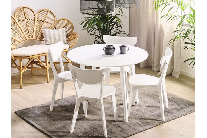 Ruokapöytä Yudna 100 cm - Valkoinen - Ruokapöydät & keittiön pöydät