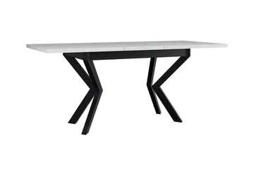 Ruokapöytä Patrickswell 80 cm - Valkoinen - Huonekalut - Pöytä & ruokailuryhmä - Ruokapöydät & keittiön pöydät