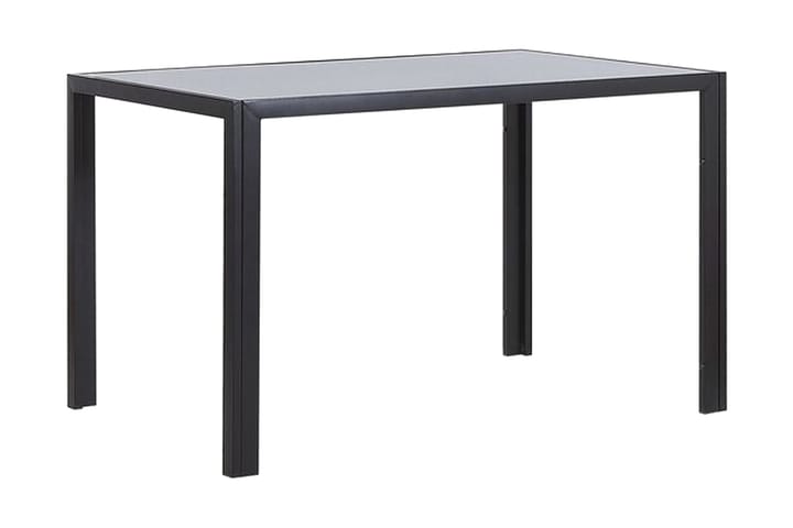 Ruokapöytä Paiao 120 cm - Lasikansi/musta - Ruokapöydät & keittiön pöydät