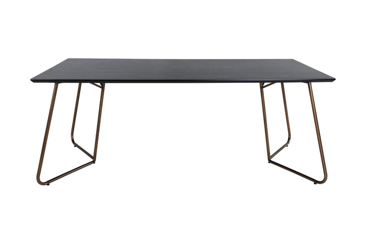 Ruokapöytä Pipaon 190 cm - Musta/Kupari - Ruokapöydät & keittiön pöydät
