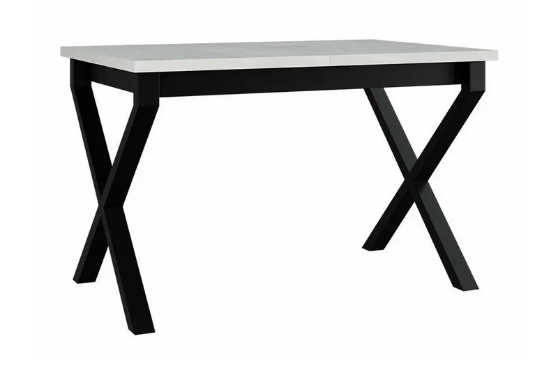 Ruokapöytä Patrickswell 80 cm, Valkoinen