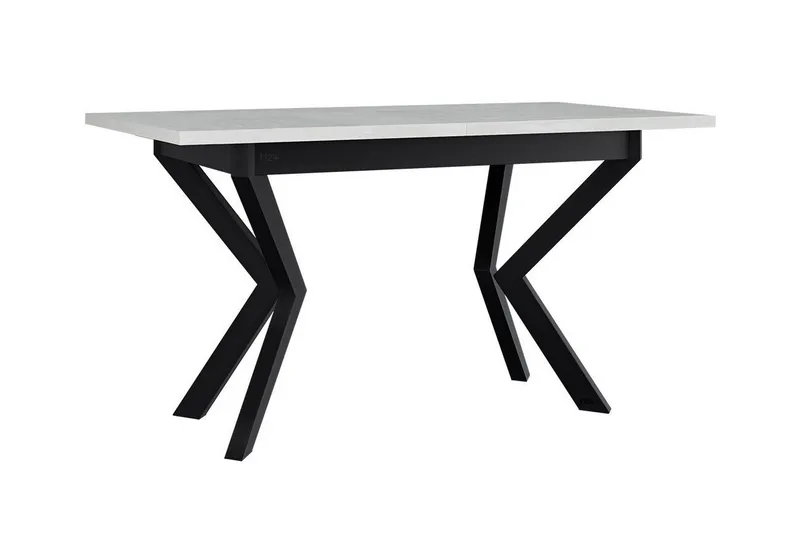 Ruokapöytä Patrickswell 80 cm, Valkoinen