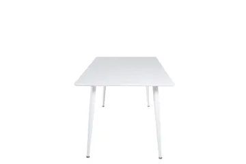 Ruokapöytä Polar 180 cm - Valkoinen/Valkoinen - Huonekalut - Pöytä & ruokailuryhmä - Ruokapöydät & keittiön pöydät