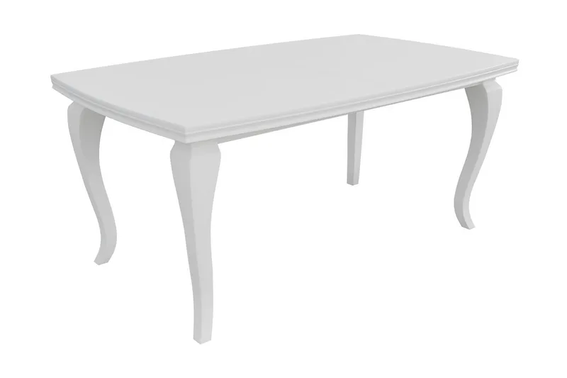 Taulukko jatkettava suorakulmainen ruokapöytä 170x100 cm, Valkoinen