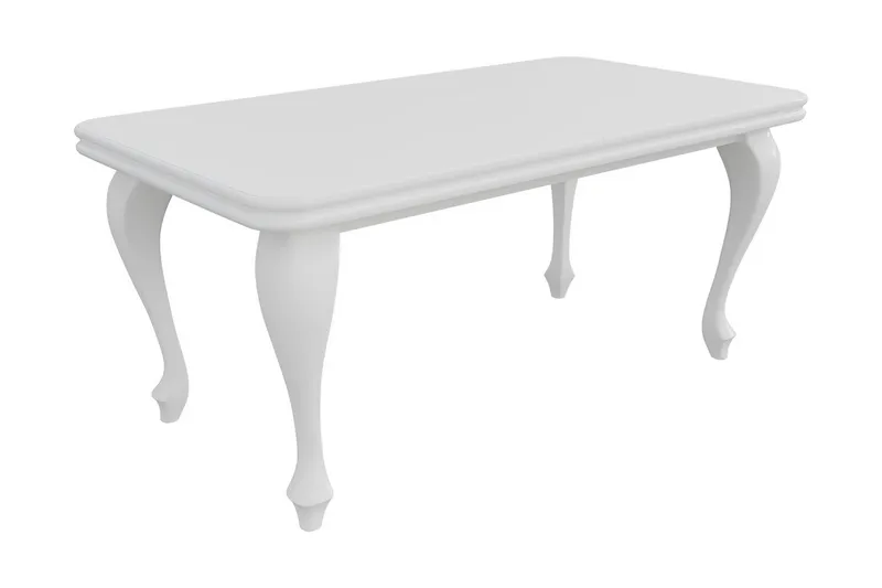 Taulukko jatkettava suorakulmainen ruokapöytä 170x90 cm, Valkoinen