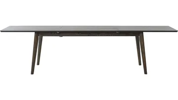 Ruokapöytä Ålvik 200/300x95 cm - Ruskealakattu - Huonekalut - Pöytä & ruokailuryhmä - Ruokapöydät & keittiön pöydät