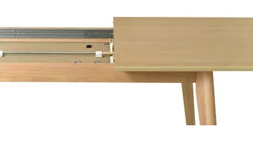 Ruokapöytä Ålvik 200/300x95 cm - Valkopigmentoitu tammi - Huonekalut - Pöytä & ruokailuryhmä - Ruokapöydät & keittiön pöydät