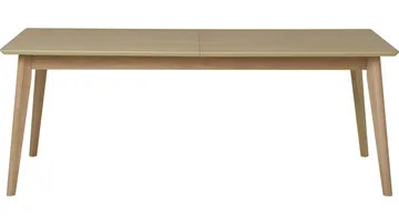 Ruokapöytä Ålvik 200/300x95 cm - Valkopigmentoitu tammi - Huonekalut - Pöytä & ruokailuryhmä - Ruokapöydät & keittiön pöydät
