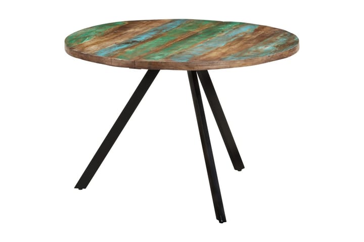Ruokapöytä 110x75 cm kierrätetty täyspuu - Monivärinen - Ruokapöydät & keittiön pöydät