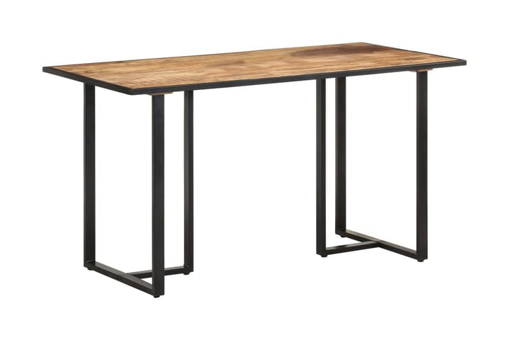 Ruokapöytä 140 cm karkea mangopuu - Ruskea - Ruokapöydät & keittiön pöydät