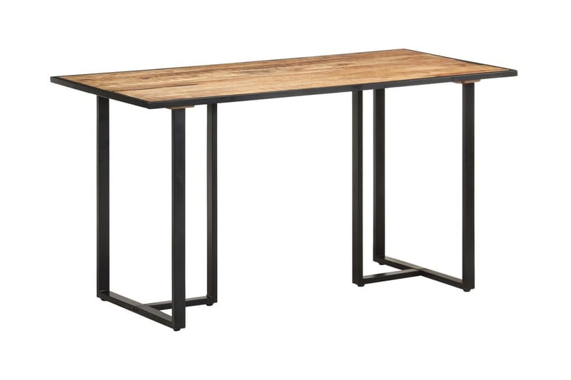 Ruokapöytä 140 cm karkea mangopuu - Ruskea - Huonekalut - Pöytä & ruokailuryhmä - Ruokapöydät & keittiön pöydät