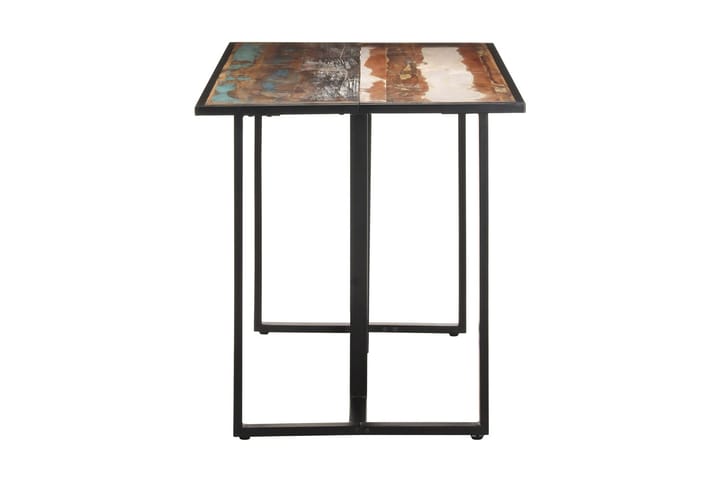 Ruokapöytä 140 cm kierrätetty täyspuu - Monivärinen - Ruokapöydät & keittiön pöydät