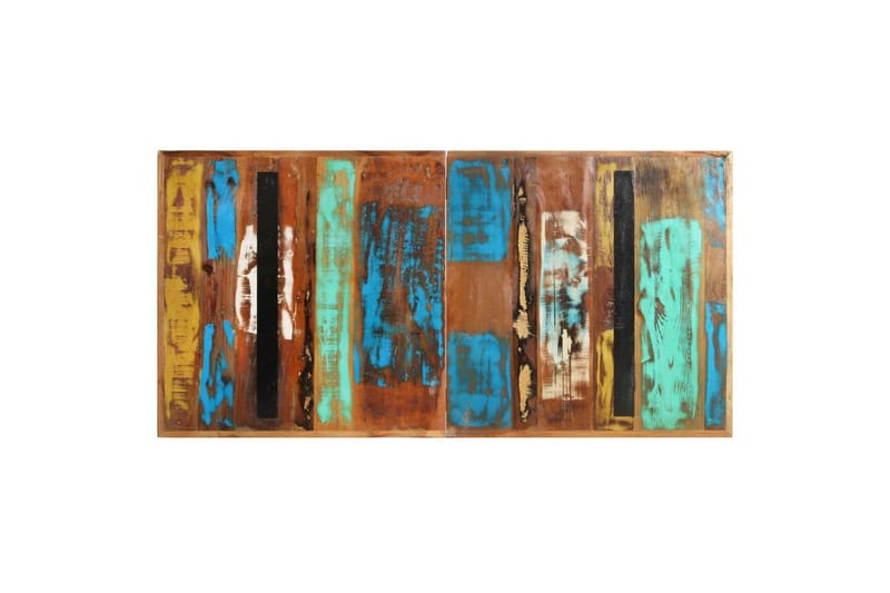 Ruokapöytä 140x70x76 cm kierrätetty täyspuu - Monivärinen - Huonekalut - Pöytä & ruokailuryhmä - Ruokapöydät & keittiön pöydät