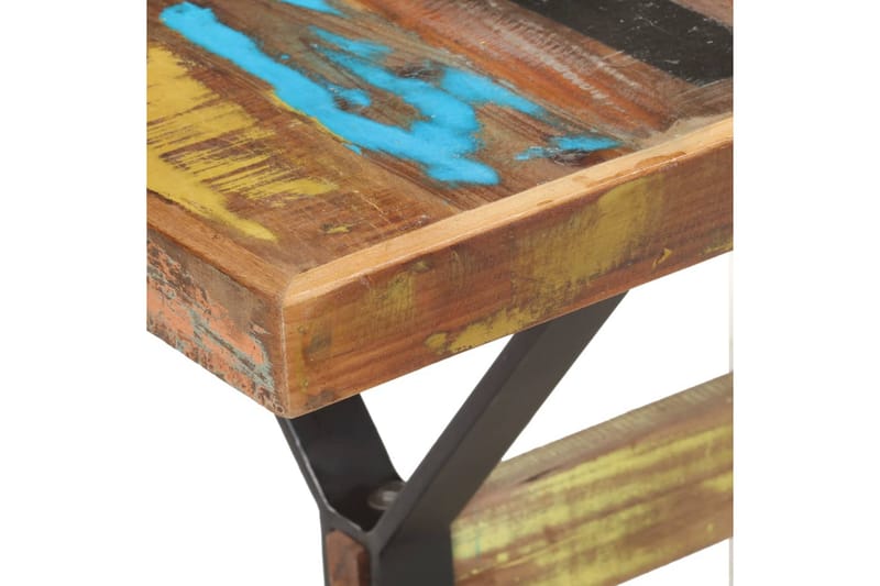 Ruokapöytä 140x70x76 cm kierrätetty täyspuu - Monivärinen - Huonekalut - Pöytä & ruokailuryhmä - Ruokapöydät & keittiön pöydät