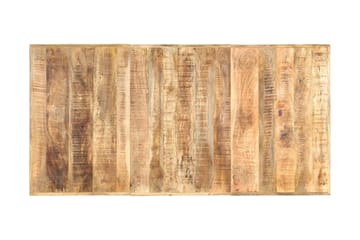 Ruokapöytä 180x90x76 cm täysi karkea mangopuu - Ruskea - Huonekalut - Pöytä & ruokailuryhmä - Ruokapöydät & keittiön pöydät