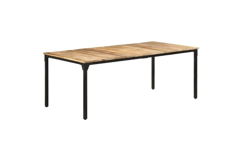 Ruokapöytä 200x100x76 cm karkea mangopuu - Huonekalut - Pöytä & ruokailuryhmä - Ruokapöydät & keittiön pöydät