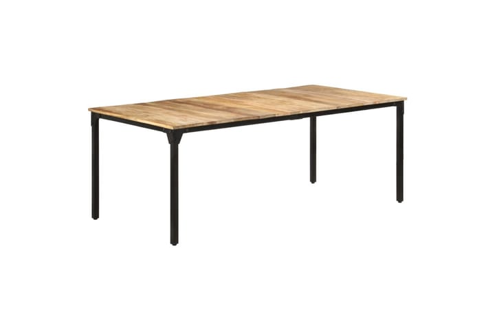 Ruokapöytä 200x100x76 cm karkea mangopuu - Ruokapöydät & keittiön pöydät