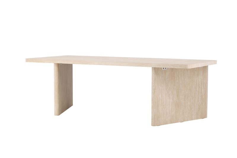 Ruokapöytä Beatrice 240x100 cm - Beige - Huonekalut - Pöytä & ruokailuryhmä - Ruokapöydät & keittiön pöydät
