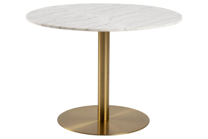 Ruokapöytä Brookmont 105 cm Pyöreä - Kulta - Ruokapöydät & keittiön pöyd�ät