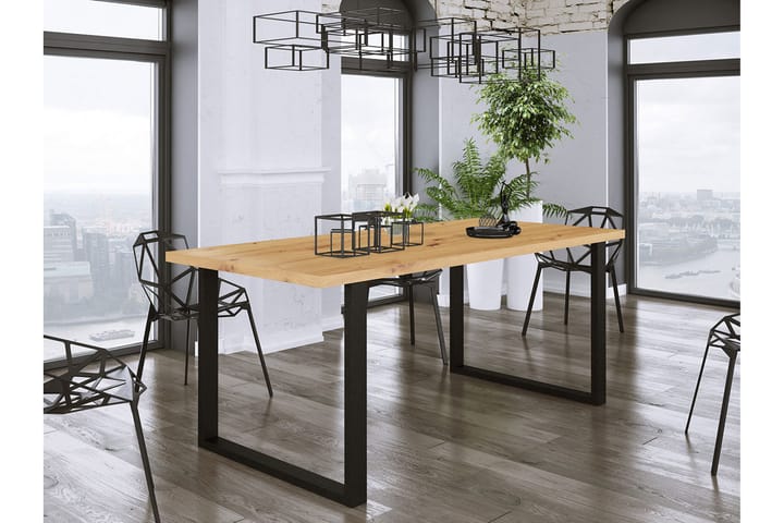 Ruokapöytä Ciapin 185 cm - Tiikki - Ruokapöydät & keittiön pöydät