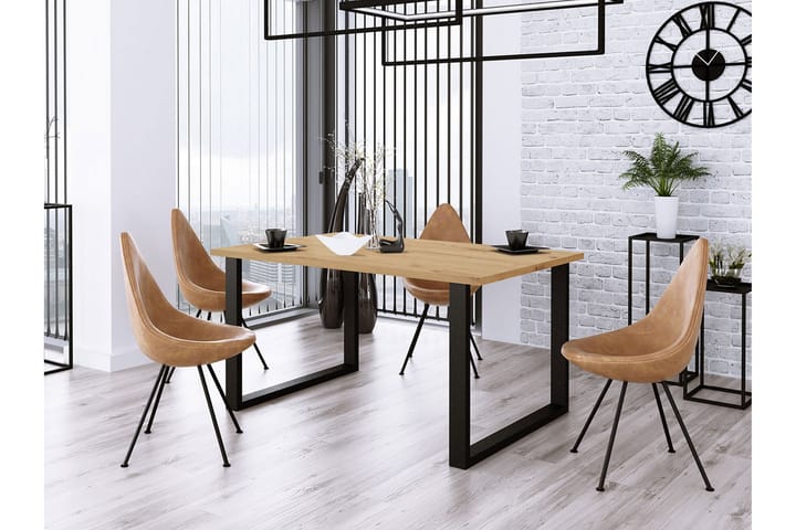 Ruokapöytä Ciapin 185 cm - Vaaleanruskea - Ruokapöydät & keittiön pöydät