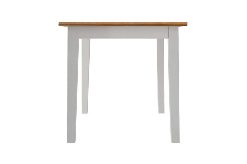 Ruokapöytä Dakota Valkoinen/Hunaja - Valkoinen/Hunaja - Huonekalut - Pöytä & ruokailuryhmä - Ruokapöydät & keittiön pöydät