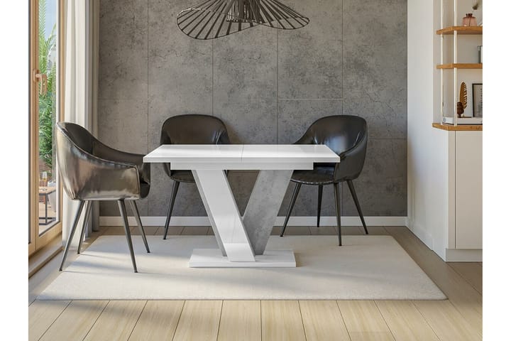 Ruokapöytä Denogal 90 cm - Harmaa - Ruokapöydät & keittiön pöydät
