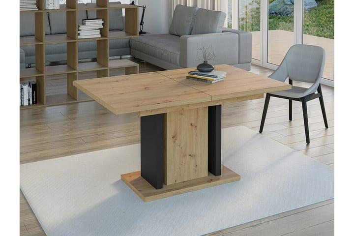 Ruokapöytä Denogal 90 cm - Musta - Ruokapöydät & keittiön pöydät
