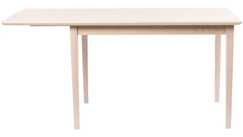 Ruokapöytä Drevik jatkolevyllä 120x85 cm - Valkoinen - Huonekalut - Pöytä & ruokailuryhmä - Ruokapöydät & keittiön pöydät
