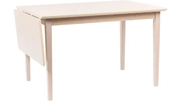 Ruokapöytä Drevik jatkolevyllä 120x85 cm - Valkoinen - Huonekalut - Pöytä & ruokailuryhmä - Ruokapöydät & keittiön pöydät