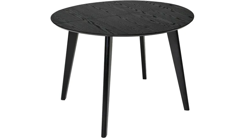 Ruokapöytä Falmar 110 cm, Mustaksi lakattu