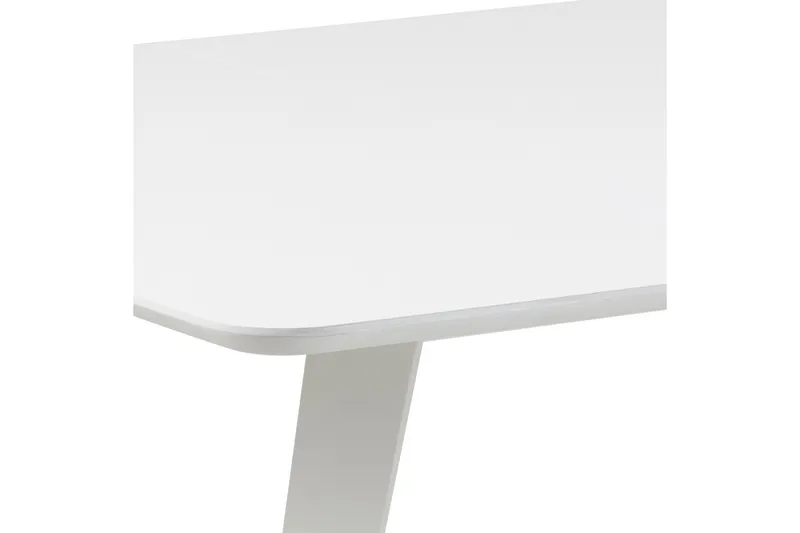 Ruokapöytä Hallaci 120x80 cm - Valkoinen - Huonekalut - Pöytä & ruokailuryhmä - Ruokapöydät & keittiön pöydät