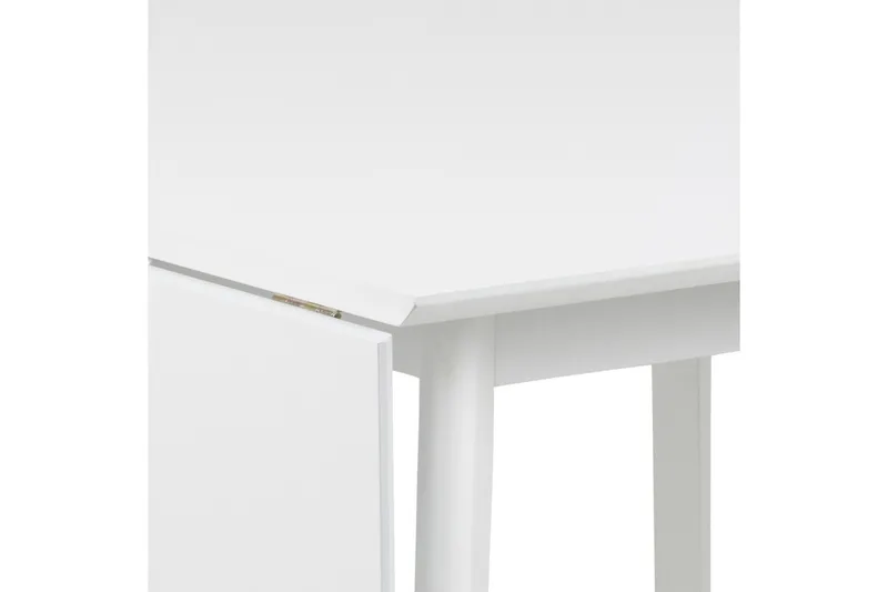 Ruokapöytä Hallaci 120x80 cm - Valkoinen - Huonekalut - Pöytä & ruokailuryhmä - Ruokapöydät & keittiön pöydät