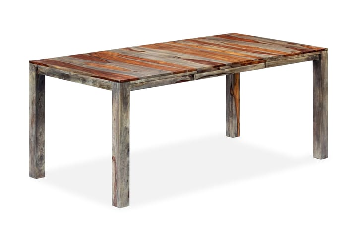 Ruokapöytä harmaa 180x90x76 cm täysi seesampuu - Harmaa - Ruokapöydät & keittiön pöydät