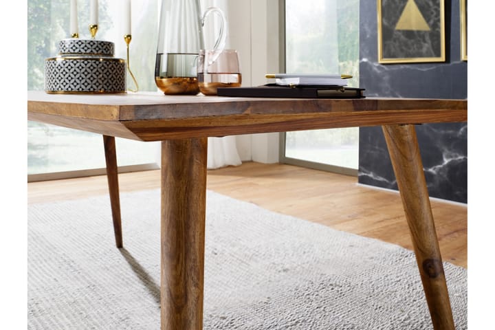 Ruokapöytä Hongsermeier 160 cm - Puu/Luonnonväri - Ruokapöydät & keittiön pöydät