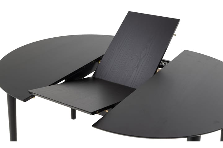 Ruokapöytä Hopacat 115 cm Pyöreä - Musta - Ruokapöydät & keittiön pöydät
