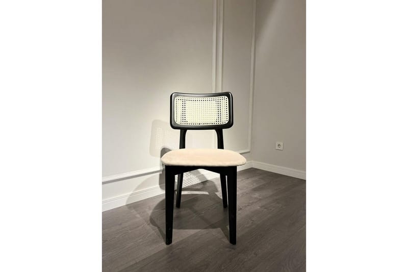 Ruokapöytä ja tuolisetti (5 osaa) Colomieu Musta / Valkoinen - Musta/Valkoinen - Huonekalut - Pöytä & ruokailuryhmä - Ruokailuryhmä