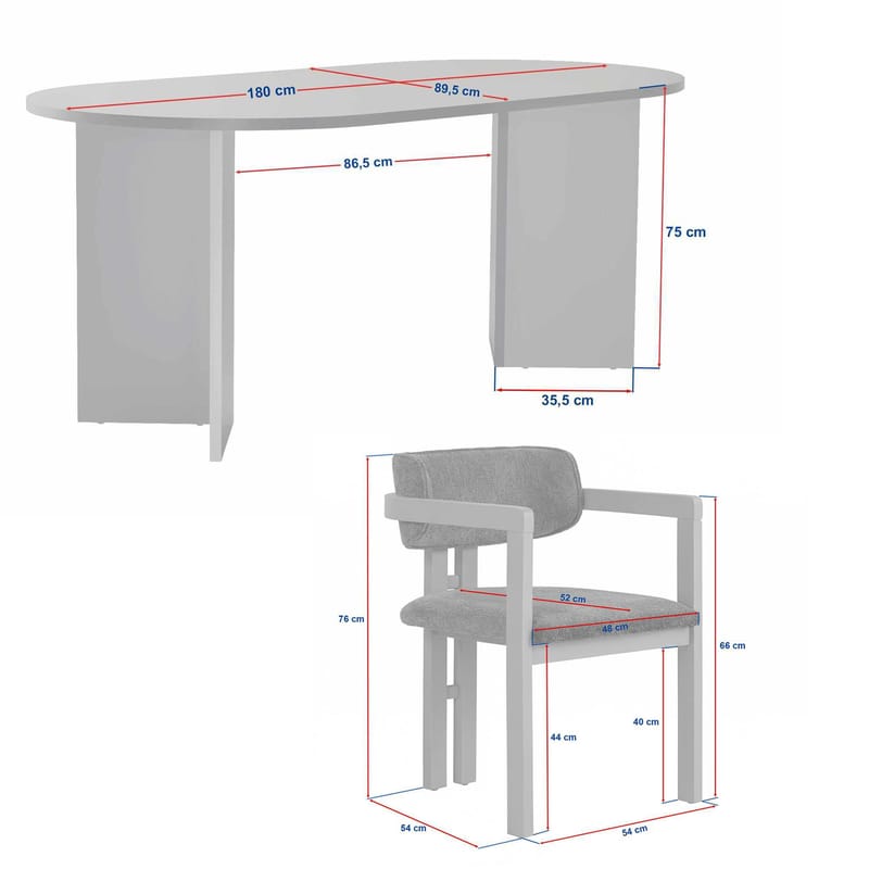 Ruokapöytä- ja tuolisetti Nordure Meridia 6 (180 x 75 x 90 cm) 7-osainen Travertiini pähkinä ruskea - Huonekalut - Pöytä & ruokailuryhmä - Ruokailuryhmä